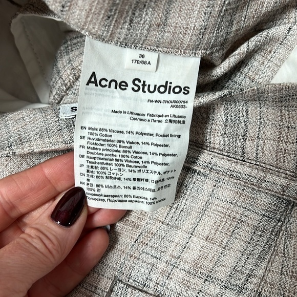 Acne Studios ribbon tie trousers - Picture 7 of 9